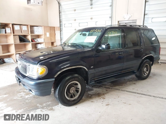 1999 Mercury Mountaineer z VIN 4M2DU55P0XUJ08169, wystawiony jako IAAI lot #42150344 z przebiegiem 164 994 mil mil oraz . Historia ofert i sprzedaży dostępna na DreamBid. Obrazek 2.