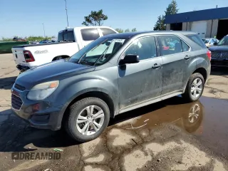 2017 Chevrolet Equinox LS z VIN 2GNALBEK5H1584968, wystawiony jako Copart lot #57311635 z przebiegiem 102 713 mil mil oraz Czysty tytuł • Clean title. Historia ofert i sprzedaży dostępna na DreamBid. Obrazek 1.