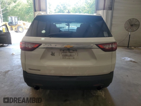 2020 Chevrolet Traverse LS с VIN 1GNERFKW2LJ141156, выставлен на аукционе Copart как лот 56180075 с пробегом 140 770 миль миль и Списание • Salvage title. История ставок и продаж доступна на DreamBid. Изображение 6.