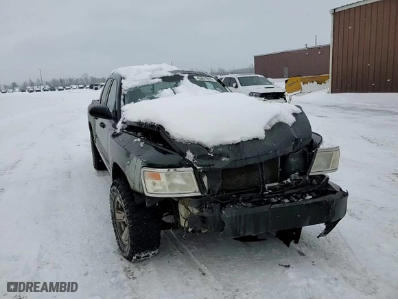 2008 Dodge Dakota Laramie with VIN 1D7HW58N68S613941, listed as a Copart auction lot 45857855 with 235,384 mi miles and Salvage Title. Bid and sale history available at carsss.com. Image 11.