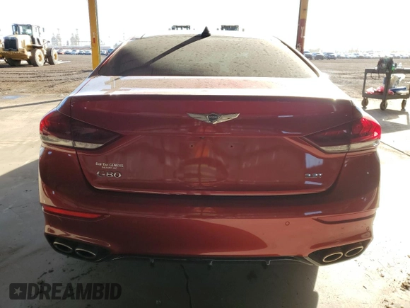 2020 Genesis G80 3.3T Sport with VIN KMTFN4JB3LU329745, listed as a Copart auction lot 78440464 with 24,089 mi miles and Salvage Title. Bid and sale history available at carsss.com. Image 6.