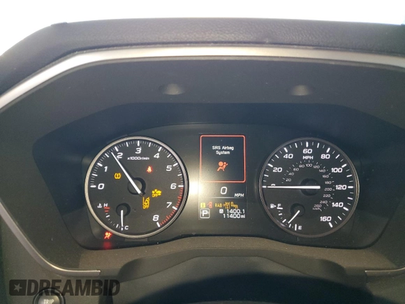 2023 Subaru Ascent Premium with VIN 4S4WMACDXP3433283, listed as a Copart auction lot 79129814 with 11,400 mi miles and Salvage title. Bid and sale history available at DreamBid. Image 9.