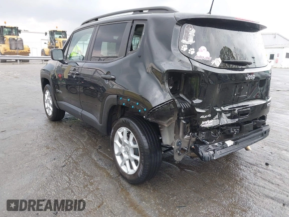 2021 Jeep Renegade Latitude with VIN ZACNJDBB1MPN30757, listed as a IAAI auction lot 41956032 with 29,016 mi miles and . Bid and sale history available at DreamBid. Image 3.