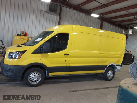 2023 Ford Transit Cargo with VIN 1FTBR2C88PKB17299, listed as a IAAI auction lot 41951132 with 19,461 mi miles and . Bid and sale history available at DreamBid. Image 14.