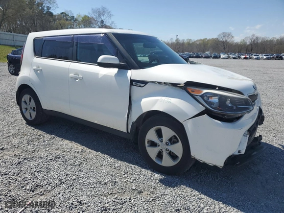 2016 Kia Soul with VIN KNDJN2A24G7400825, listed as a Copart auction lot 50290825 with 53,987 mi miles and Salvage Title. Bid and sale history available at carsss.com. Image 4.