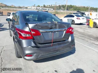 2017 Nissan Sentra SV with VIN 3N1AB7AP3HL660540, listed as a IAAI auction lot 41847252 with 109,195 mi miles. Bid and sale history available at carsss.com. Image 6.