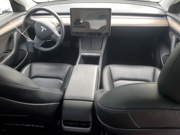 2023 Tesla Model 3 with VIN 5YJ3E1EA9PF450392, listed as a Copart auction lot 48534385 with 36,829 mi miles and Salvage Title. Bid and sale history available at DreamBid. Image 8.