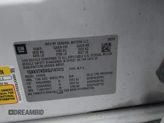 2016 GMC Acadia Denali with VIN 1GKKVTKDXGJ147415, listed as a IAAI auction lot 41460000 with 175,240 mi miles. Bid and sale history available at carsss.com. Image 9.