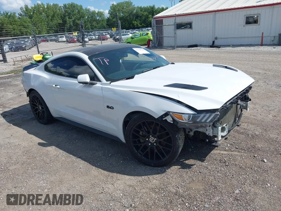 2017 Ford Mustang GT z VIN 1FA6P8CF8H5332597, wystawiony jako IAAI lot #42759541 z przebiegiem 23 638 mil mil oraz . Historia ofert i sprzedaży dostępna na DreamBid. Obrazek 1.