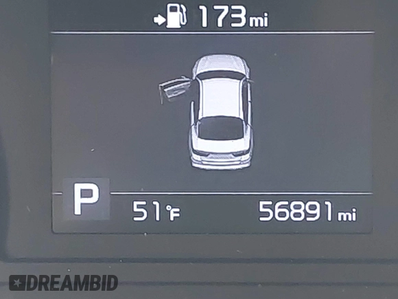 2019 Kia Optima LX with VIN 5XXGT4L37KG361486, listed as a IAAI auction lot 41601404 with 56,891 mi miles. Bid and sale history available at carsss.com. Image 15.