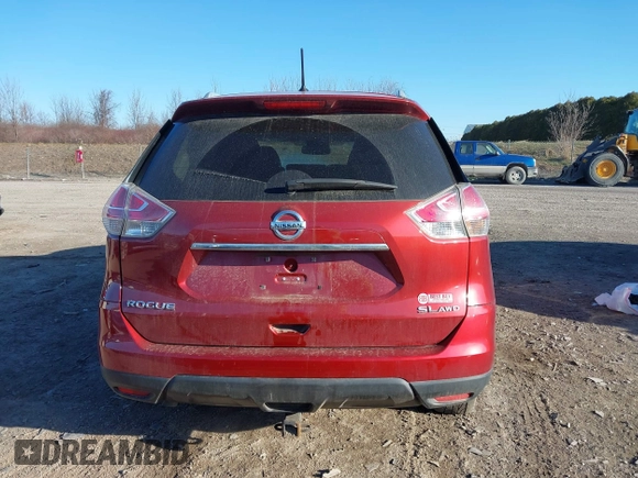 2015 Nissan Rogue SL with VIN 5N1AT2MV2FC848039, listed as a IAAI auction lot 41892155 with 120,401 mi miles. Bid and sale history available at carsss.com. Image 16.