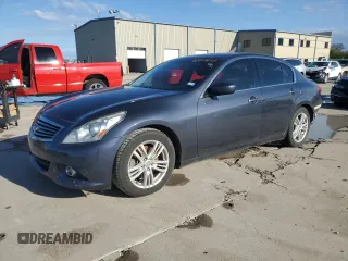 2011 Infiniti G25 Journey with VIN JN1DV6AP6BM830689, listed as a Copart auction lot 81357464 with 196,670 mi miles and Salvage Title. Bid and sale history available at DreamBid. Image 1.