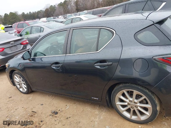 2011 Lexus CT 200h with VIN JTHKD5BH5B2003155, listed as a IAAI auction lot 41423122 with 289,052 mi miles. Bid and sale history available at carsss.com. Image 14.