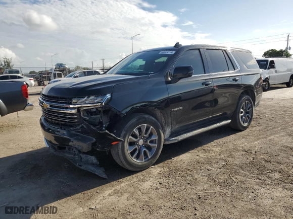 2023 Chevrolet Tahoe LT with VIN 1GNSCNKD8PR324419, listed as a Copart auction lot 68604314 with 36,946 mi miles and Salvage Title. Bid and sale history available at carsss.com. Image 1.