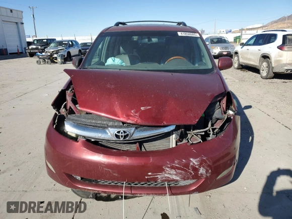 2008 Toyota Sienna XLE with VIN 5TDBK22C48S018189, listed as a Copart auction lot 41858085 with 145,583 mi miles and Salvage Title. Bid and sale history available at carsss.com. Image 5.