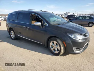 2018 Chrysler Pacifica Hybrid Limited with VIN 2C4RC1N7XJR230386, listed as a Copart auction lot 47252655 with 99,109 mi miles and Salvage title. Bid and sale history available at DreamBid. Image 4.