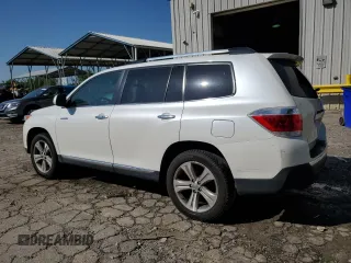 2012 Toyota Highlander Limited with VIN 5TDDK3EH9CS173254, listed as a Copart auction lot 52321825 with 168,789 mi miles and Salvage Title. Bid and sale history available at carsss.com. Image 2.