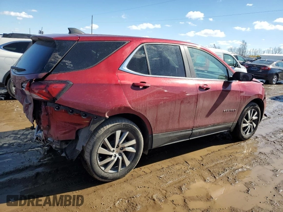 2024 Chevrolet Equinox LT with VIN 3GNAXUEG3RS225362, listed as a Copart auction lot 46871345 with 4,557 mi miles and Non Repairable. Bid and sale history available at DreamBid. Image 3.