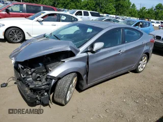 2012 Hyundai Elantra GLS with VIN KMHDH4AE5CU288134, listed as a Copart auction lot 59007454 with 0 mi miles and Non Repairable. Bid and sale history available at carsss.com. Image 1.