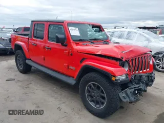 2022 Jeep Gladiator High Altitude with VIN 1C6HJTFG0NL105043, listed as a IAAI auction lot 41290790 with 73,595 mi miles and . Bid and sale history available at DreamBid. Image 1.