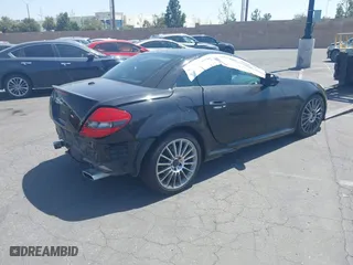2011 Mercedes-Benz SLK-Class SLK 300 with VIN WDBWK5EA8BF241371, listed as a IAAI auction lot 42047271 with 100,206 mi miles. Bid and sale history available at carsss.com. Image 4.