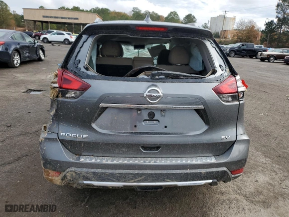 2017 Nissan Rogue SV with VIN 5N1AT2MT6HC844805, listed as a Copart auction lot 83507734 with 148,846 mi miles and Salvage Title. Bid and sale history available at carsss.com. Image 6.