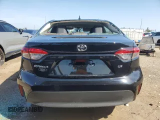 2023 Toyota Corolla LE with VIN 5YFB4MDE2PP024200, listed as a Copart auction lot 49831725 with 25,698 mi miles and Salvage Title. Bid and sale history available at DreamBid. Image 6.