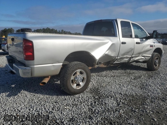 2007 Dodge Ram 2500 SLT with VIN 3D7KS28A87G823962, listed as a Copart auction lot 85490424 with 136,105 mi miles and Salvage Title. Bid and sale history available at carsss.com. Image 3.