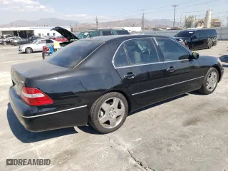 2005 Lexus LS 430 with VIN JTHBN36F155020399, listed as a Copart auction lot 73471994 with 230,178 mi miles and Salvage Title. Bid and sale history available at carsss.com. Image 3.