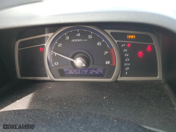 2011 Honda Civic Sdn DX-VP with VIN 2HGFA1F35BH510195, listed as a Copart auction lot 49741625 with 182,531 mi miles and Salvage Title. Bid and sale history available at carsss.com. Image 9.