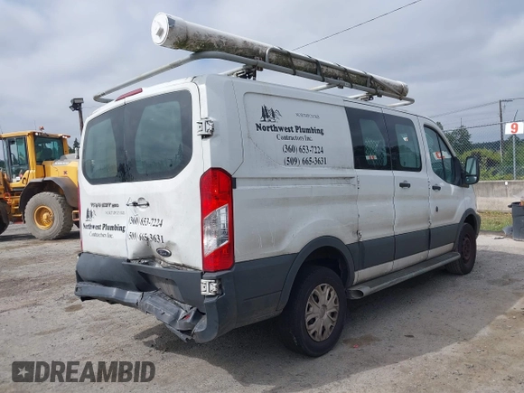 2015 Ford Transit Cargo with VIN 1FTNR1ZM6FKA34609, listed as a IAAI auction lot 42635875 with 214,750 mi miles and . Bid and sale history available at DreamBid. Image 4.