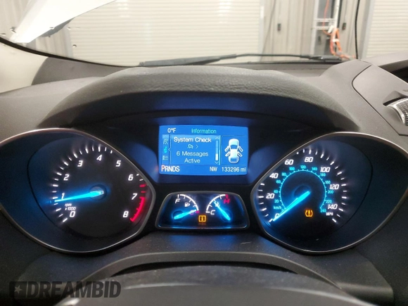 2014 Ford Escape SE with VIN 1FMCU0GX7EUD32727, listed as a Copart auction lot 44636225 with 133,296 mi miles and Salvage Title. Bid and sale history available at carsss.com. Image 9.
