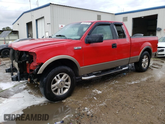 2005 Ford F-150 XLT with VIN 1FTPX12565NB38080, listed as a Copart auction lot 76955064 with 243,198 mi miles and Salvage Title. Bid and sale history available at carsss.com. Image 1.