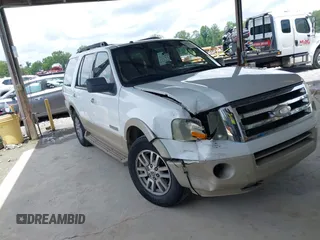 2007 Ford Expedition Eddie Bauer with VIN 1FMFU175X7LA17673, listed as a IAAI auction lot 42511534 with 285,238 mi miles and . Bid and sale history available at DreamBid. Image 1.