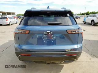 2025 Chevrolet Equinox FWD RS with VIN 3GNAXLEG9SL275130, listed as a Copart auction lot 57828795 with 2,277 mi miles and Salvage title. Bid and sale history available at DreamBid. Image 6.