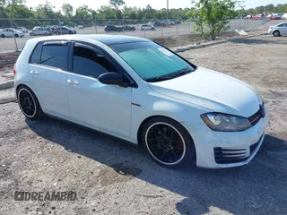 2015 Volkswagen Golf GTI SE with VIN 3VW5T7AU9FM003358, listed as a IAAI auction lot 41933772 with 99,303 mi miles. Bid and sale history available at carsss.com. Image 1.