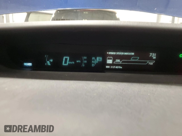 2011 Toyota Prius I with VIN JTDKN3DU4B0319199, listed as a Copart auction lot 85914934 with 317,409 mi miles and Salvage Title. Bid and sale history available at carsss.com. Image 9.
