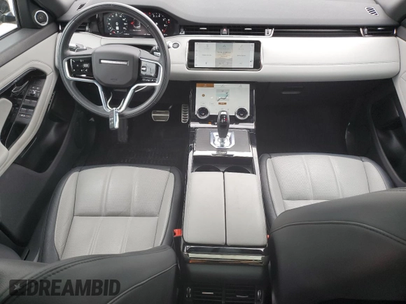 2022 Land Rover Range Rover Evoque R-Dynamic SE z VIN SALZL2FX5NH174453, wystawiony jako Copart lot #57530315 z przebiegiem 15 195 mil mil oraz Szkoda całkowita • Salvage title. Historia ofert i sprzedaży dostępna na DreamBid. Obrazek 8.