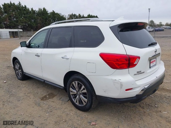 2020 Nissan Pathfinder SL with VIN 5N1DR2CM4LC598352, listed as a IAAI auction lot 40872625 with 74538 miles. Bid and sale history available at carsss.com. Image 3.