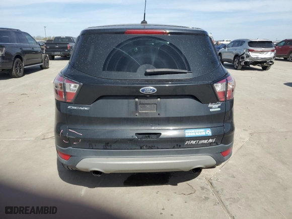 2017 Ford Escape SE with VIN 1FMCU0GD1HUA31963, listed as a Copart auction lot 49718295 with 144,396 mi miles and Salvage Title. Bid and sale history available at carsss.com. Image 6.