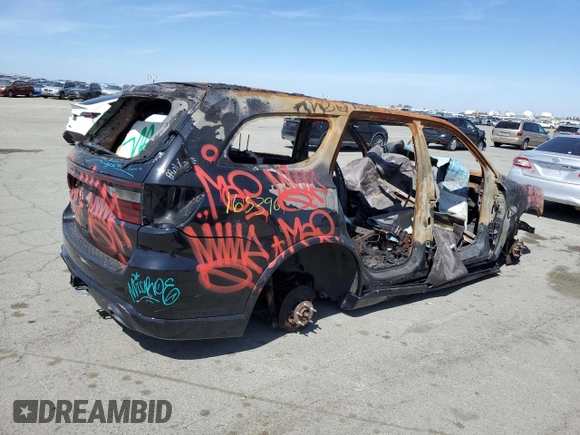 2023 Dodge Durango R/T with VIN 1C4SDJCT5PC569623, listed as a Copart auction lot 55579745 with Not provided miles and Non repairable. Bid and sale history available at DreamBid. Image 3.
