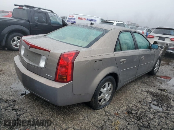 2006 Cadillac CTS with VIN 1G6DM57T060172169, listed as a Copart auction lot 38731134 with Not Provided miles and Salvage Title. Bid and sale history available at carsss.com. Image 3.