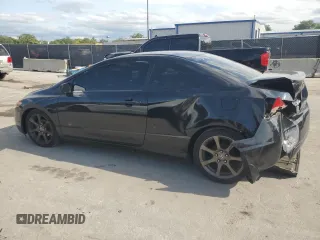 2007 Honda Civic Cpe LX with VIN 2HGFG12607H574182, listed as a Copart auction lot 51286655 with 182,905 mi miles and Salvage Title. Bid and sale history available at carsss.com. Image 2.