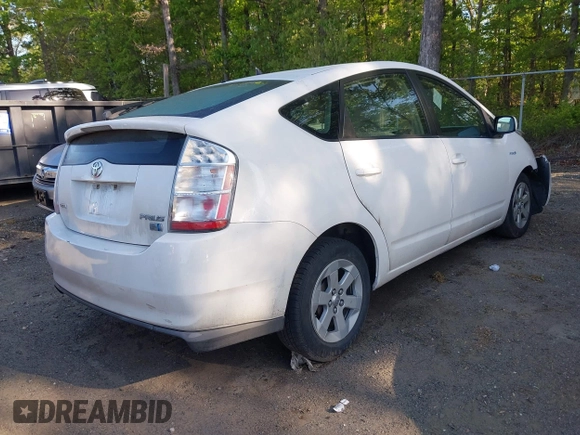 2007 Toyota Prius with VIN JTDKB20U873238639, listed as a IAAI auction lot 42138646 with 1 mi miles. Bid and sale history available at carsss.com. Image 4.