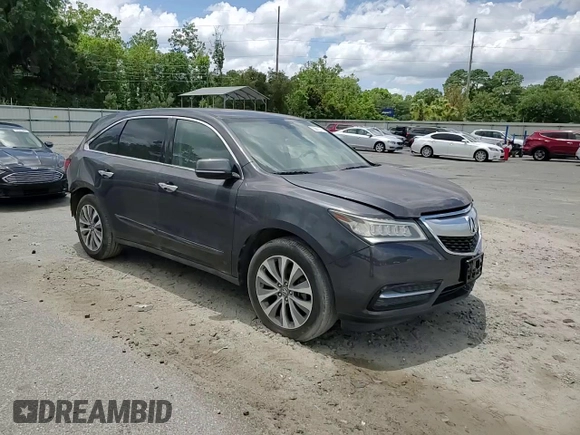 2014 Acura MDX Technology with VIN 5FRYD3H45EB010336, listed as a Copart auction lot 48756895 with 115,526 mi miles and Salvage Title. Bid and sale history available at carsss.com. Image 12.