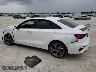2023 Audi A3 Premium with VIN WAUAUDGY4PA105461, listed as a Copart auction lot 65186083 with 6,156 mi miles. Bid and sale history available at carsss.com. Image 2.