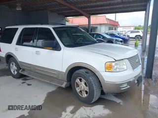 2003 Ford Expedition Eddie Bauer with VIN 1FMEU17W73LC16937, listed as a IAAI auction lot 42631651 with 203,144 mi miles and . Bid and sale history available at DreamBid. Image 1.