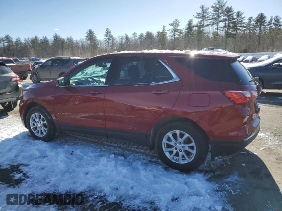 2018 Chevrolet Equinox LT with VIN 2GNAXSEVXJ6145661, listed as a Copart auction lot 45454325 with 92,268 mi miles and Salvage Title. Bid and sale history available at DreamBid. Image 2.