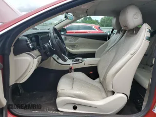 2018 Mercedes-Benz E 400 with VIN WDD1K6FB6JF062324, listed as a Copart auction lot 58595125 with 47,570 mi miles and Salvage title. Bid and sale history available at DreamBid. Image 7.