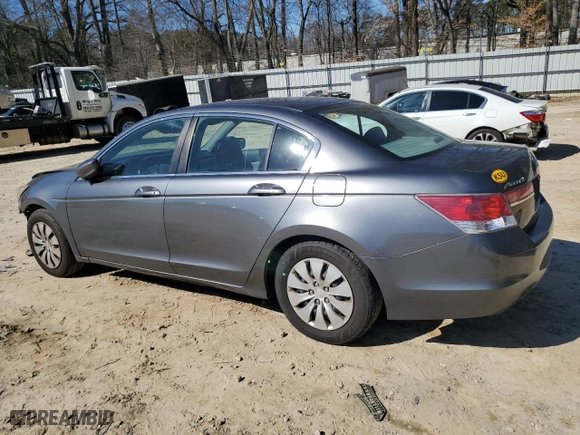 2011 Honda Accord Sdn LX with VIN 1HGCP2F3XBA027503, listed as a Copart auction lot 46112035 with 160,071 mi miles and Salvage Title. Bid and sale history available at carsss.com. Image 2.